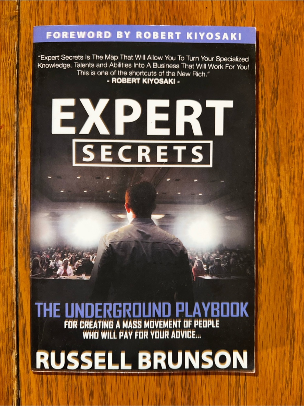 Expert Secrets Paperback Book - Black & Blue Cover